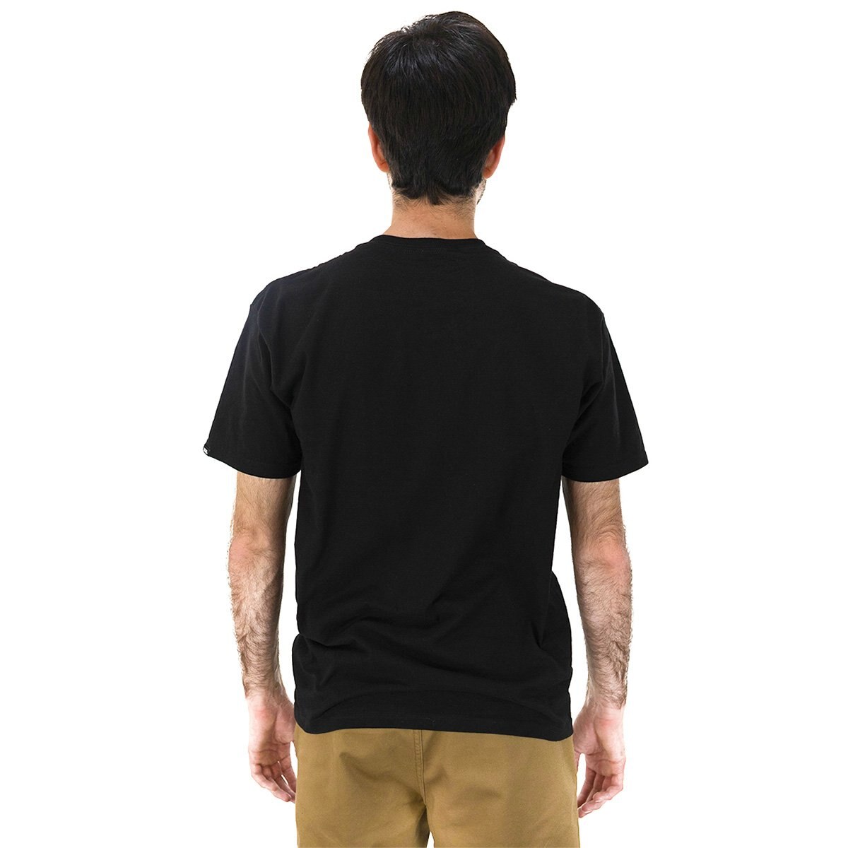 Playera Negra Combinada para Caballero Vans Modelo Vn-0Gggy28