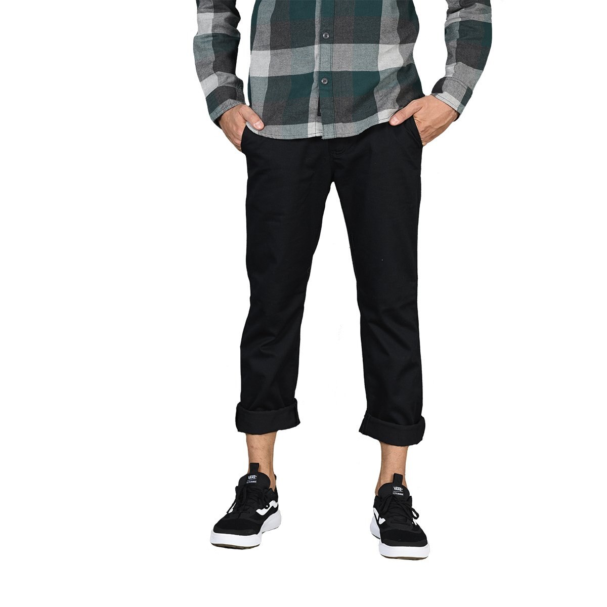 Pantalón Chino Negro Autentico Vans para Caballero