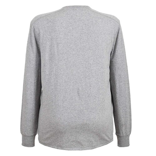 Playera Talla Plus Manga Larga Cuello Henley J Opus Modelo Elo Opx220 Sp0030 para Hombre