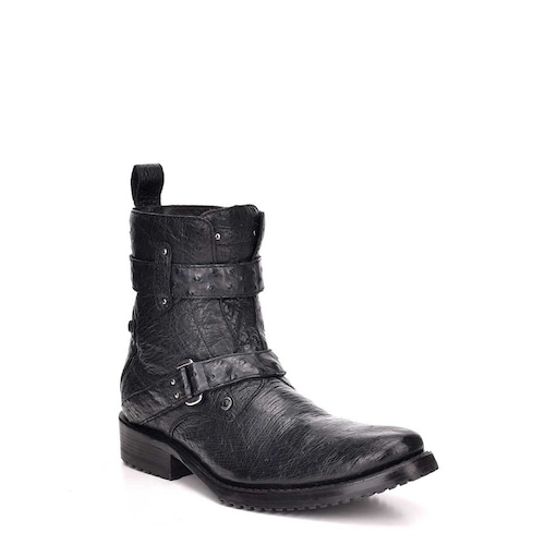 Bota de Piel Negra con Hebilla para Caballero Cuadra Modelo 2T13Cu N