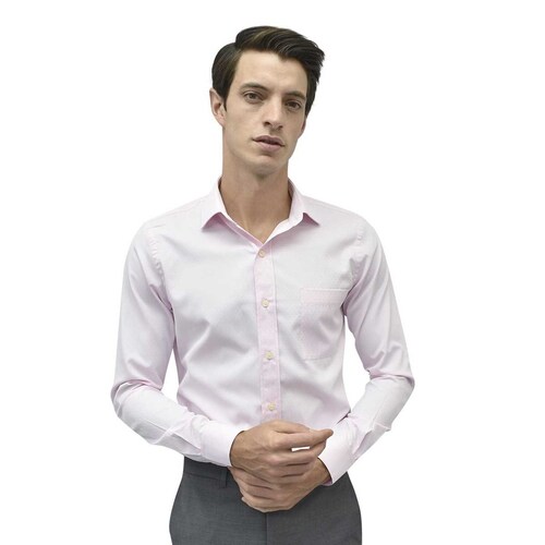 Camisa de Vestir Slim Rosa para Caballero Cavalier Modelo Ccv01402900N