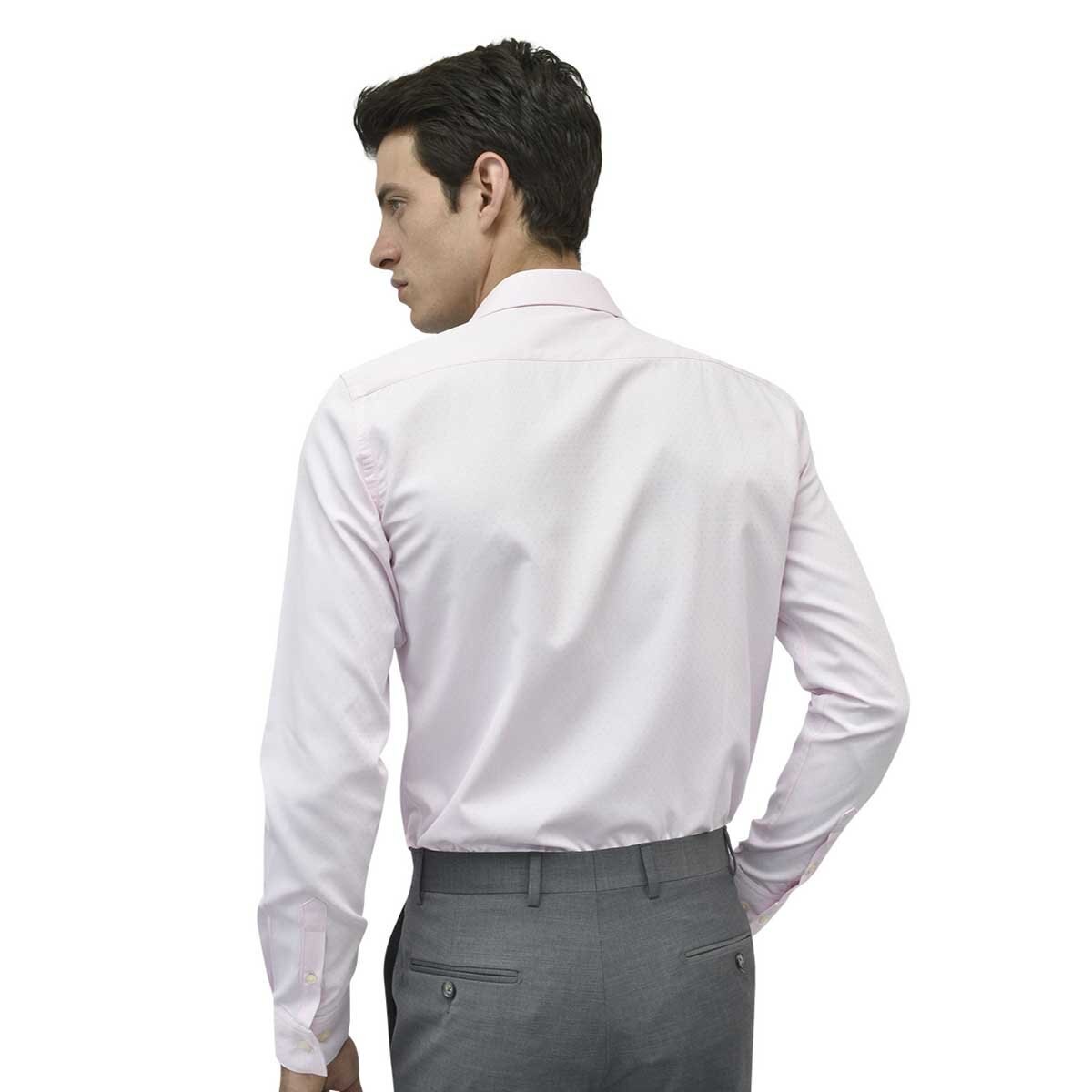 Camisa de Vestir Slim Rosa para Caballero Cavalier Modelo Ccv01402900N