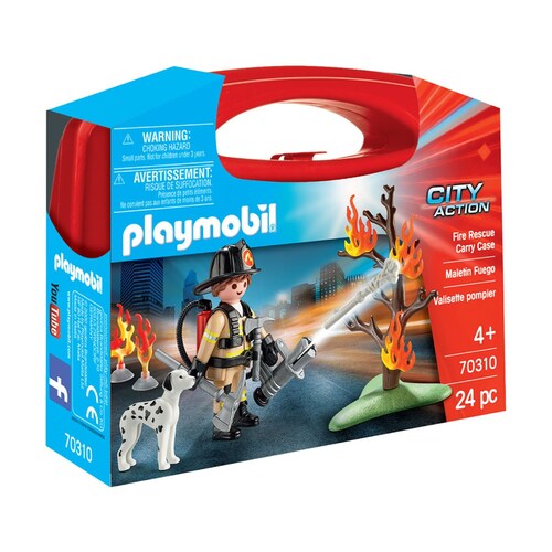 Maletín Fuego Playmobil