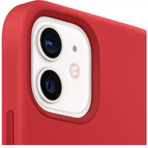 Funda de Silicón Rojo con Magsafe para Iphone 12 Mini Apple