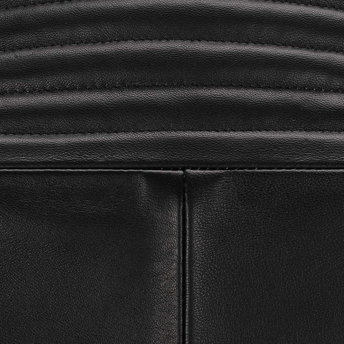 Chamarra Piel Negra para Caballero Carlo Corinto Modelo 831