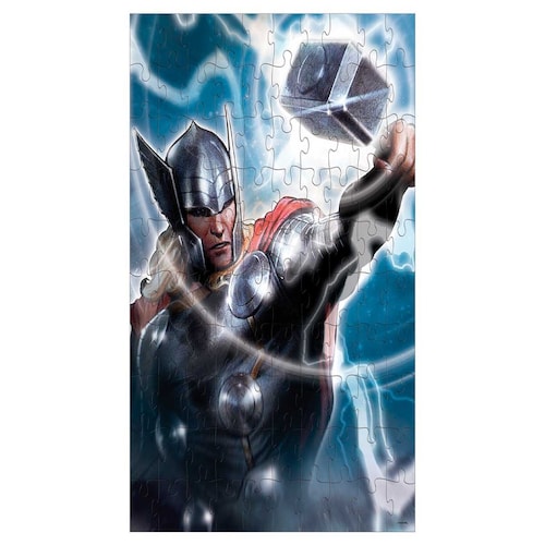 Rompecabezas Coleccionable Avengers Thor en Caja Metalica 100 Pz Novelty