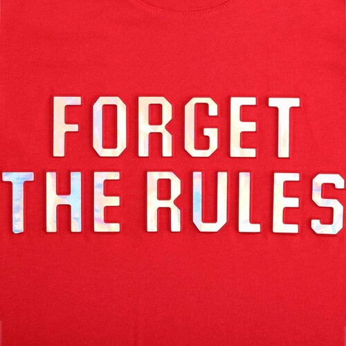 Playera Manga Corta Forget The Rules para Niño Fukka Modelo Fkb220-Mz0024