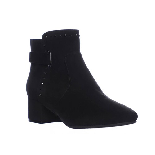 Botín Negro Textura de Gamuza Hush Puppies