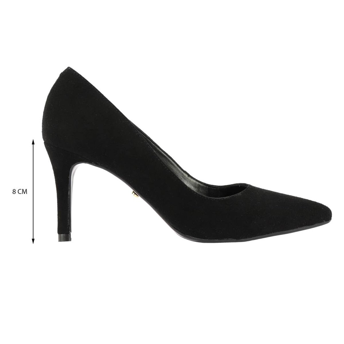 Zapatilla de Silueta Clásica Y Tacón Stiletto Color Negro Westies