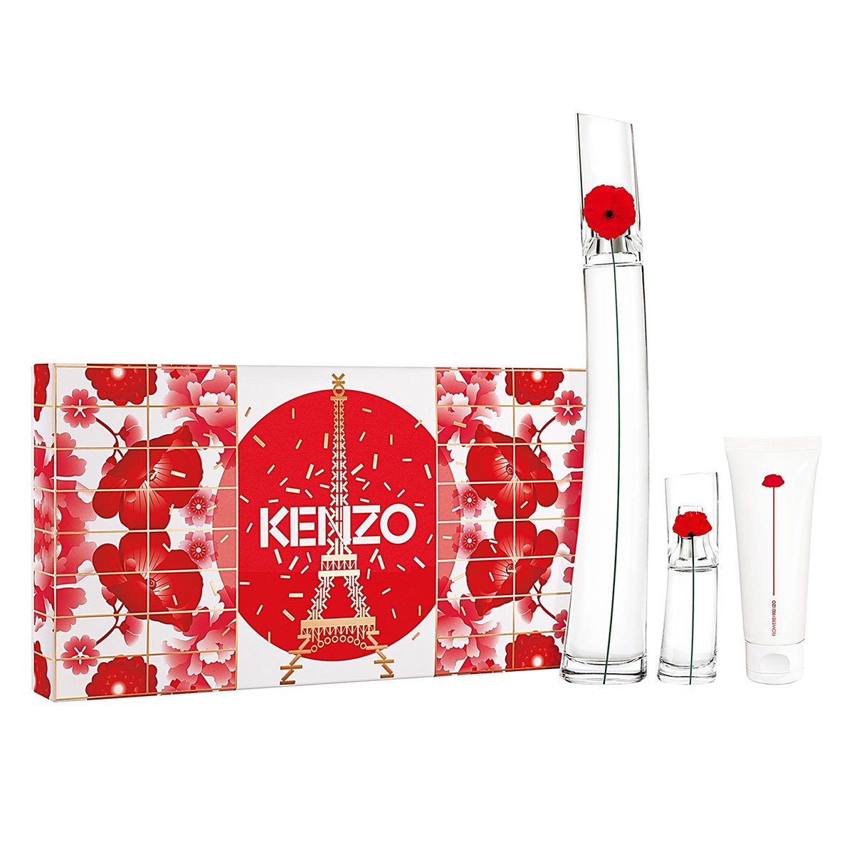 Estuche para Dama Flower By Kenzo Edp 100 Ml Perfumero de Viaje