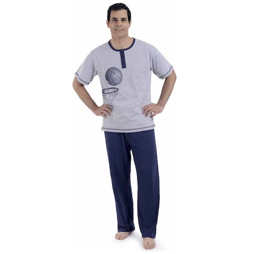 Pijama Playera Y Pantalón para Caballero Star West Modelo 2869Lg