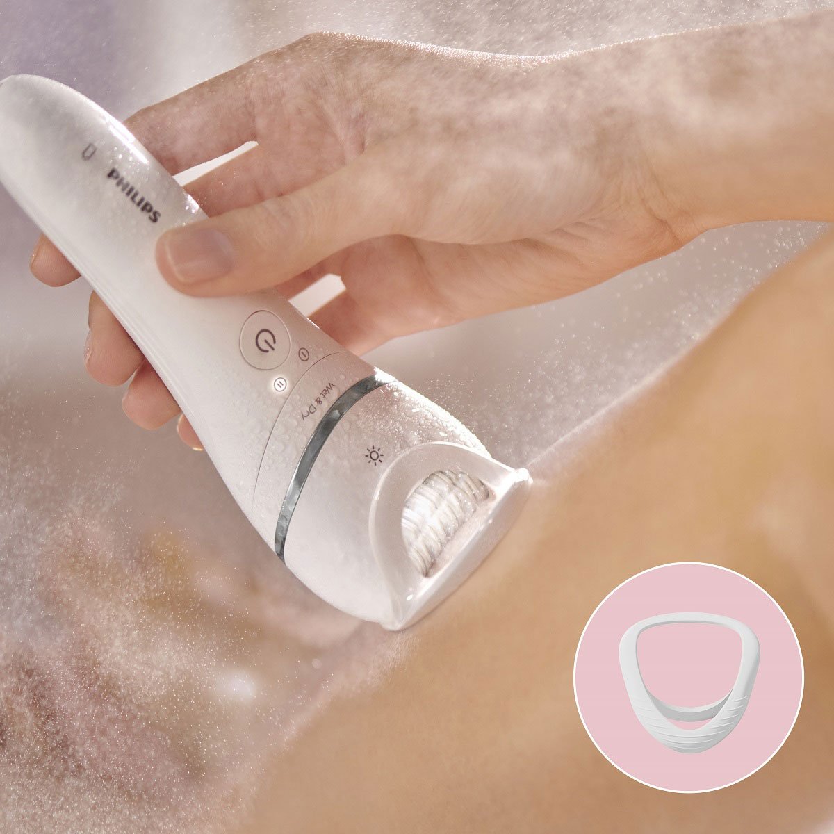 Philips Epilator Seco Y Húmedo 2Acc Bre700
