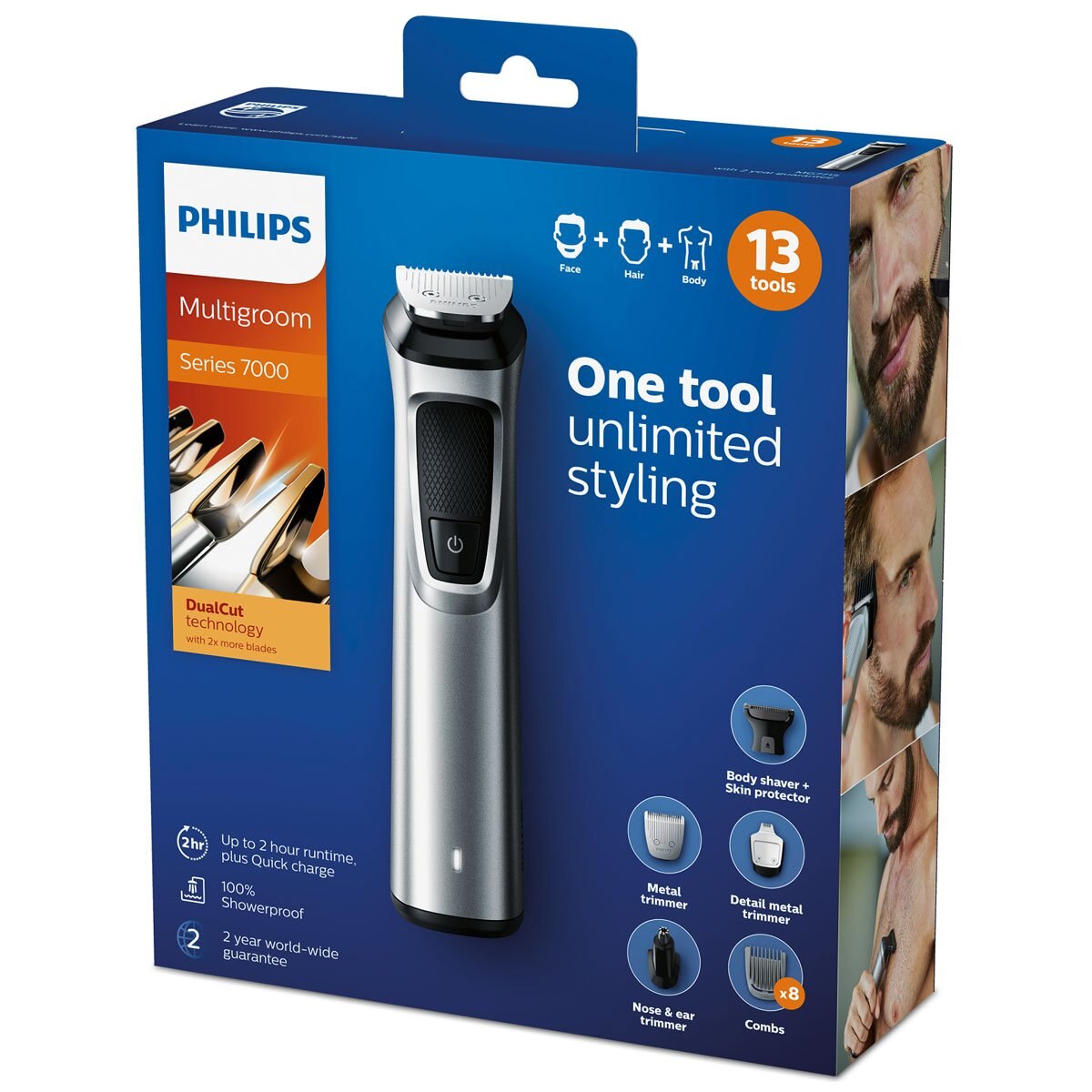 Philips Multigroom Cara, Cabello Y Cuerpo Mg7715