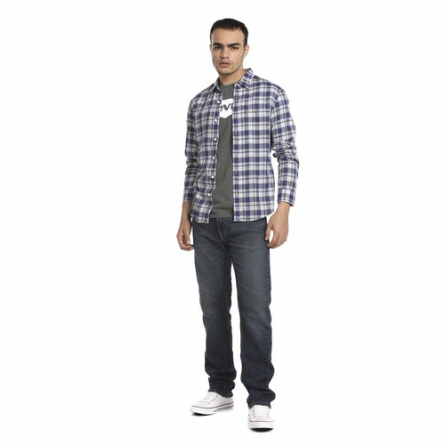 Camisa Slim Manga Larga Multicolor para Caballero Levi's Modelo 866220014
