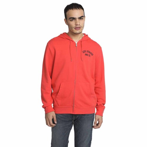 Sudadera con Capucha Roja para Caballero Levi's Modelo 388200007