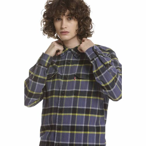 Camisa a Cuadros Multicolor para Caballero Levi's Modelo 195870135