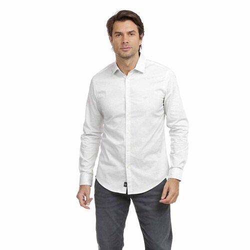 Camisa Lisa Blanca para Caballero Dockers Modelo 288360182