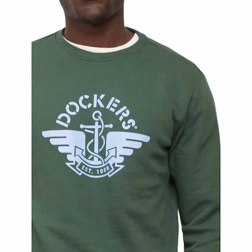 Sudadera Verde para Caballero Dockers Modelo 698540029