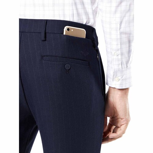 Pantalón Slim Fit Azul para Hombre Dockers Modelo Elo 858650025