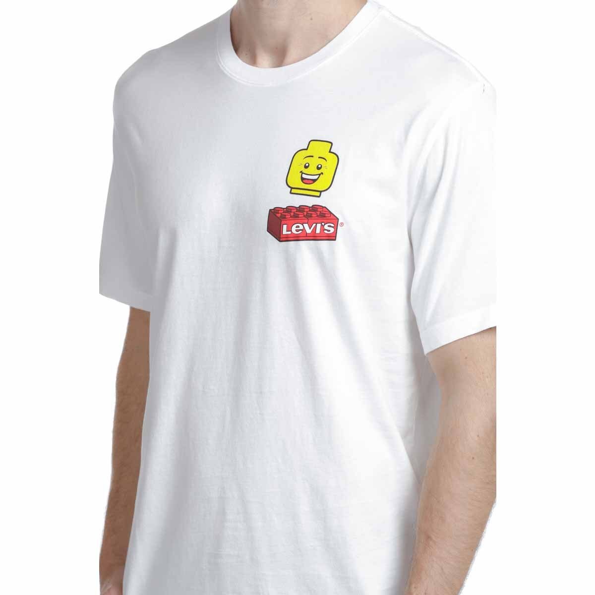 Playera Blanca Estampada para Caballero Levi's Modelo 161430220