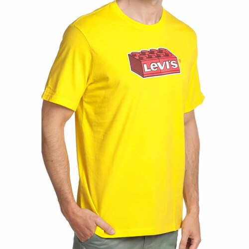 Playera Amarilla Estampada para Caballero Levi's Modelo 161430219