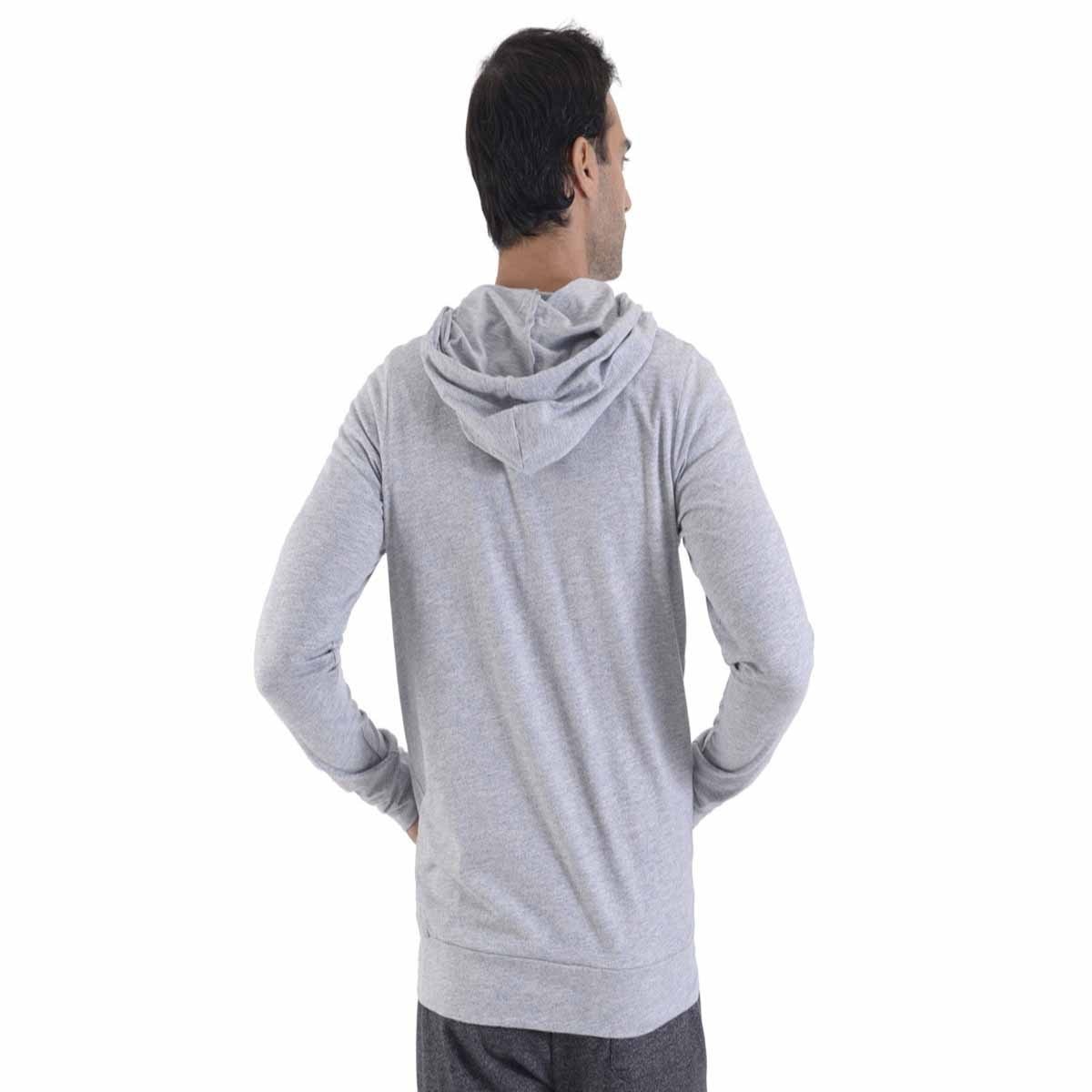 Sudadera Gris con Capucha para Caballero Supply Modelo 14 4042 6906