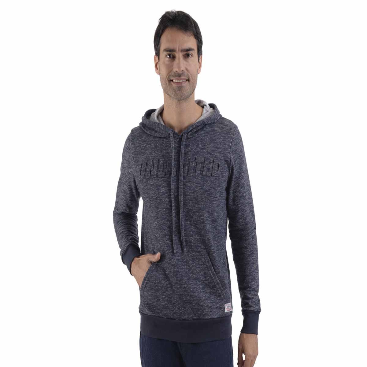 Sudadera Azul con Capucha para Caballero Supply Modelo 14 4048 6947