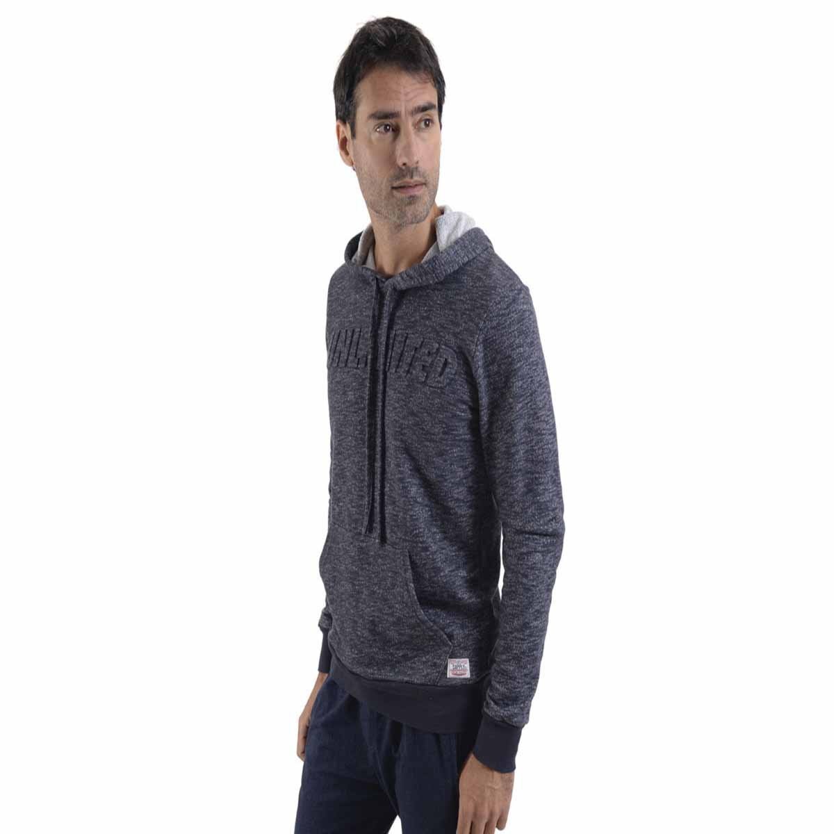Sudadera Azul con Capucha para Caballero Supply Modelo 14 4048 6947