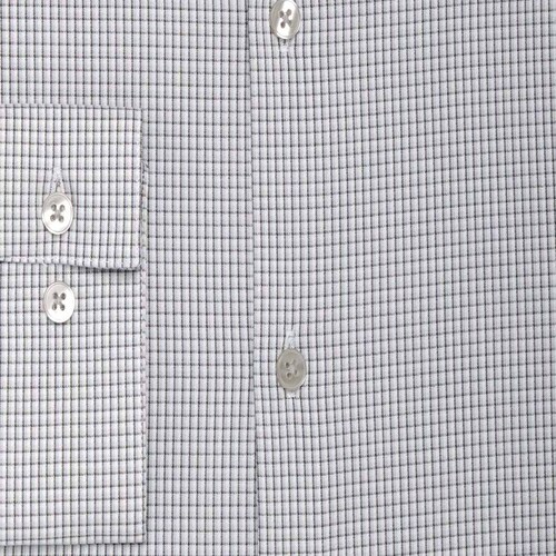 Camisa de Vestir Gris Combinado para Caballero Van Heusen Slim Fit Modelo 17Vh235-091