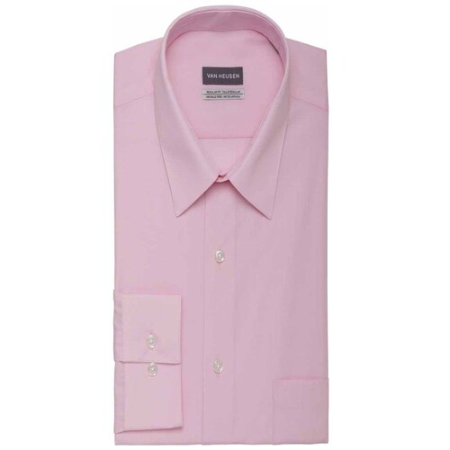 Camisa de Vestir Rosa para Hombre Van Heusen Regular Fit Modelo Elo 7Vh237686