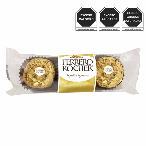 Estuche de 3 Chocolates Ferrero Rocher