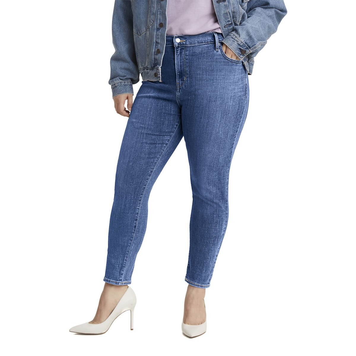 Jeans levi's women\\'s 721 high-waisted skinny jeans plus size - Sears