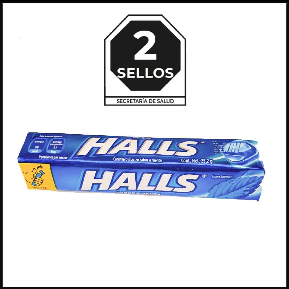 Pastillas Halls Menta Adams