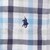 Camisa Casual Manga Corta a Cuadros Azul para Caballero Polo Club Modelo Evr277