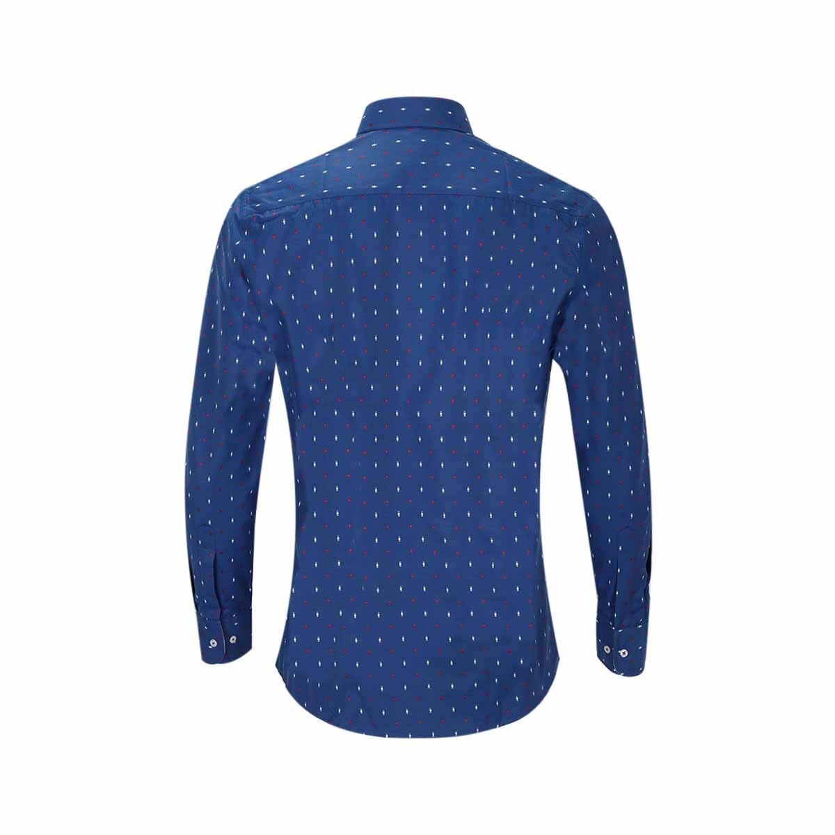 Camisa de Vestir Slim Fit Azul Obscuro para Caballero Carlo Corinto Modelo Secf-0420 Sds
