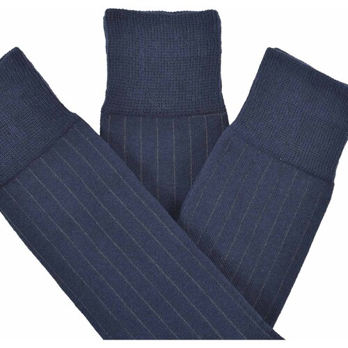 Paquete con 3 Calcetines Acanalados para Hombre Perry Ellis Modelo Elo 2274 a