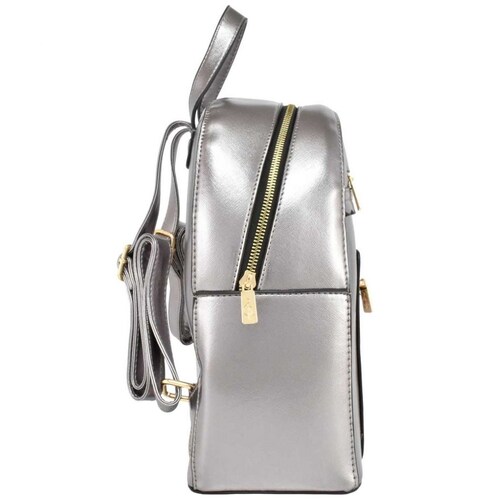 Backpack Pewter con Doble Cierre Frontal Baby Phat