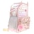 Backpack Rosa con Diseño de Gato Baby Phat