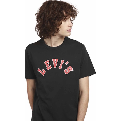 Playera Lisa Negra para Caballero Levi's Modelo 224910768