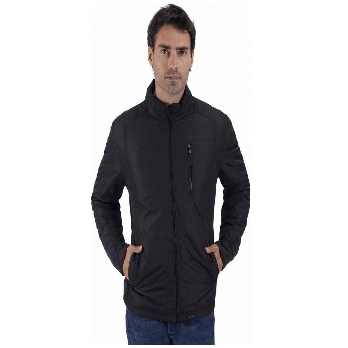 Chamarra Negra para Caballero Perry Ellis Modelo Ppco2070-Negro