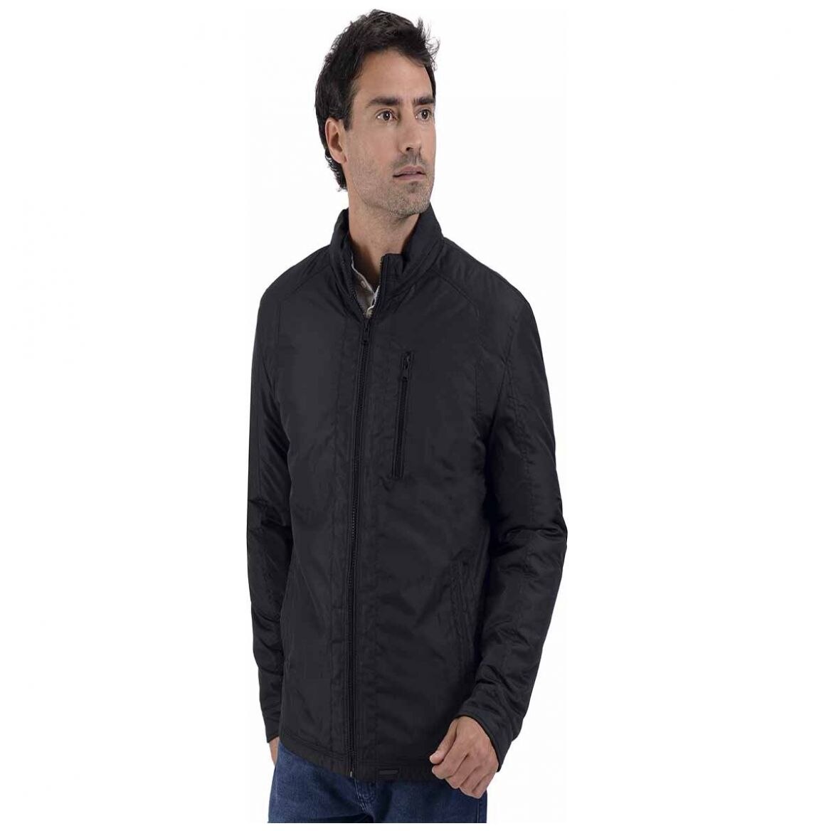 Chamarra Negra para Caballero Perry Ellis Modelo Ppco2070-Negro
