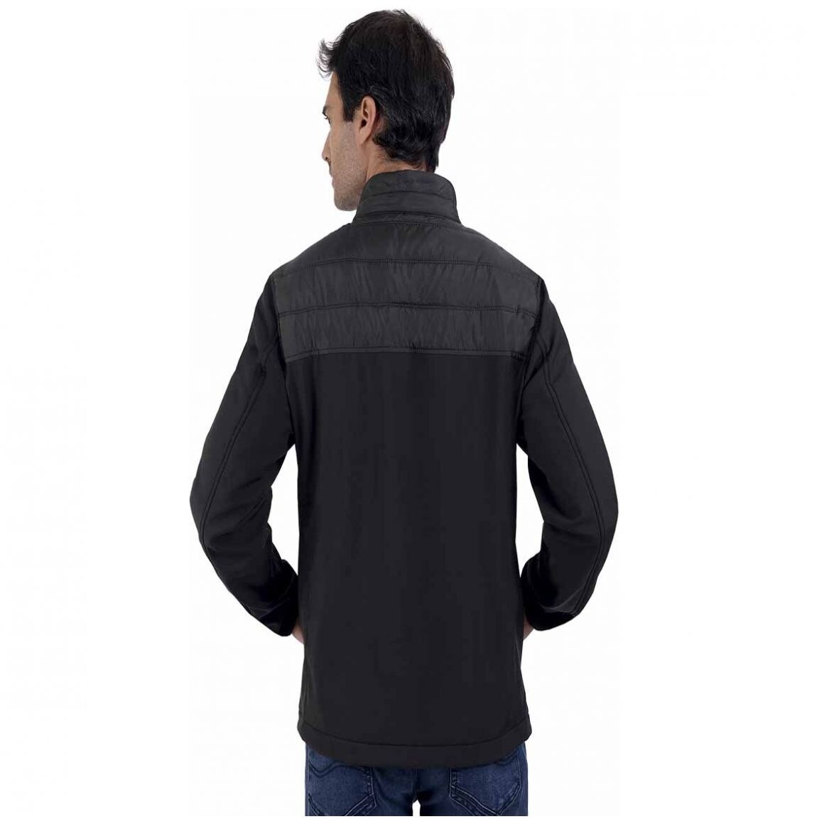 Chamarra Negra para Caballero Perry Ellis Modelo Ppco2018-Negro