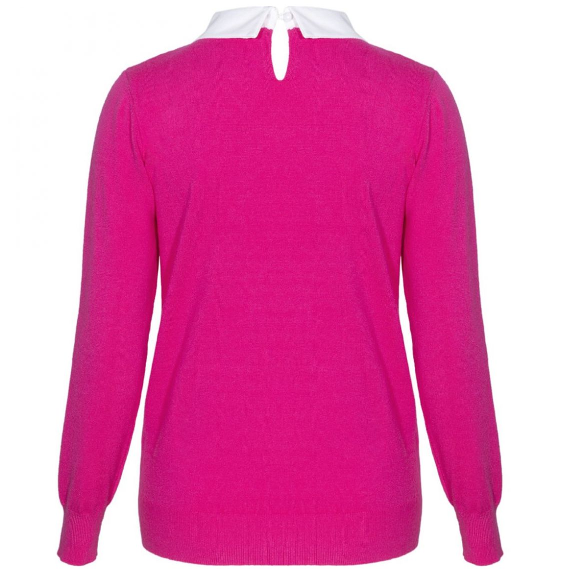 Suéter Cerrado Cuello Camisero con Aplicación Studio si