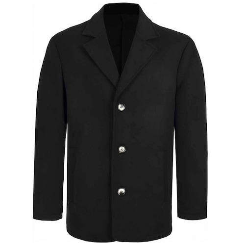 Abrigo Formal Negro con 3 Botones para Caballero Carlo Corinto Modelo Ang1020314