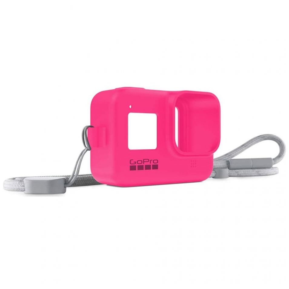 Funda Rosa + Cordón para Gopro Hero 8