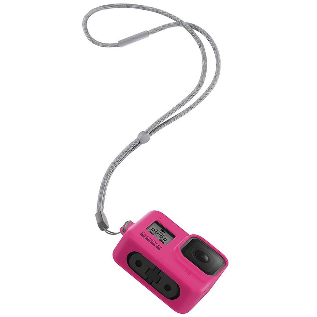 Funda Rosa + Cordón para Gopro Hero 8