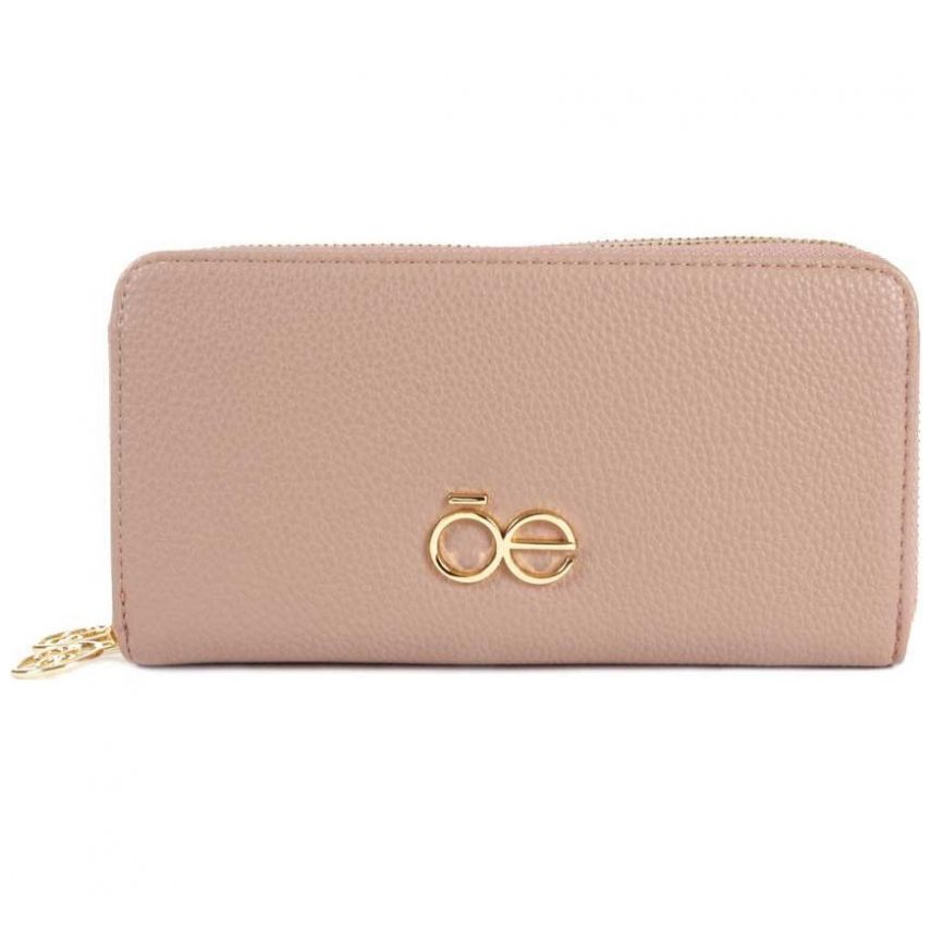 Billetera Rosa con Cierre Doble Cloe