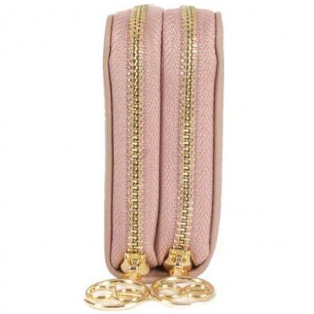 Billetera Rosa con Cierre Doble Cloe