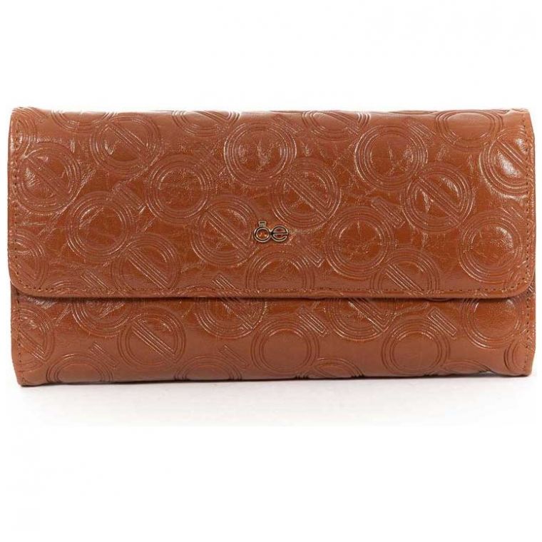 Billetera Flap Cloe Café