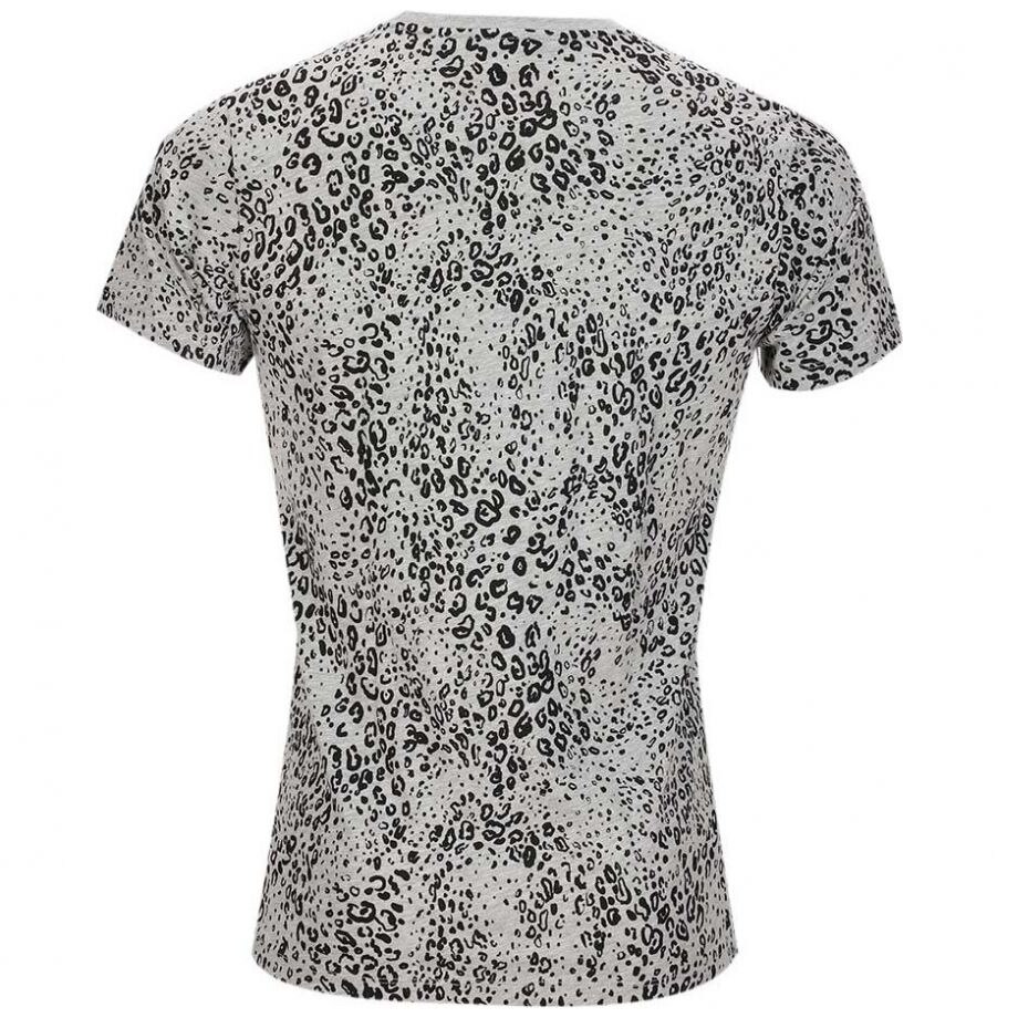 Playera Slim Fit Gris Obscuro para Caballero Fukka Modelo B11A179